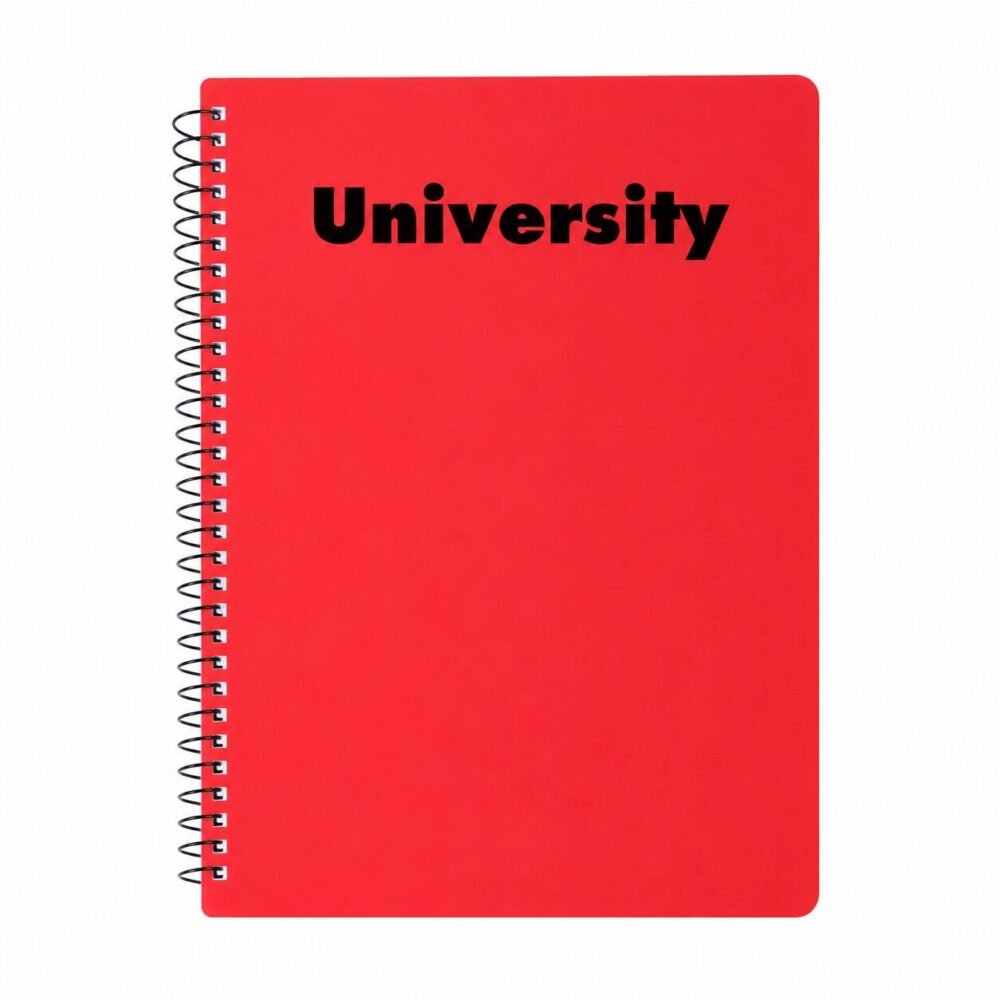 "University" Spiral Notebook 21.5*26.5cm /192 sheets /60g - دفتر سلك حساب