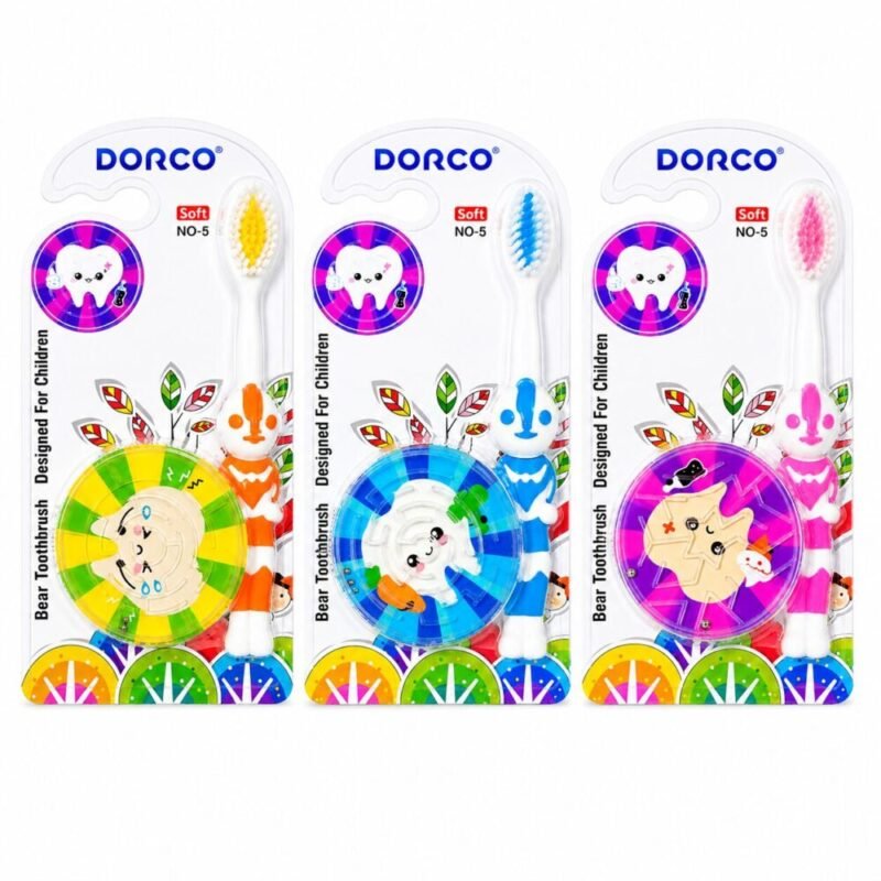 file_0000000027ec81f489c9ddbcb4e5d924 "DORCO" Kids Toothbrush Soft - فرشاة أسنان للأطفال مع لعبة