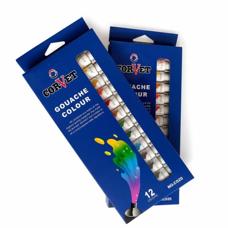 file_00000000280881f48c7edffa7cbacd0a "CORVET" Gouache Color 12 pcs - ألوان غواش