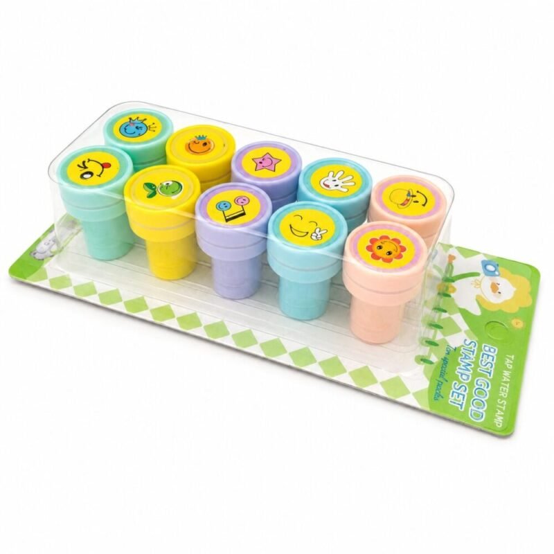 Stamp Set 10 pcs - مجموعة أختام مدرسية تشجيعية