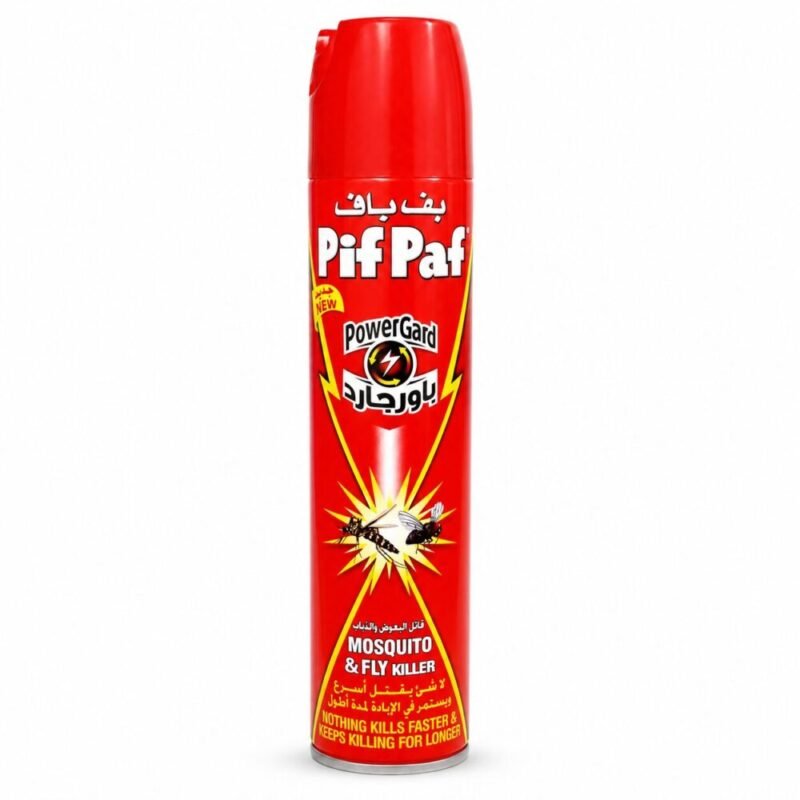 "Pif Paf" Power Gard Mosquito and Fly Killer 300 ml - بف باف قاتل البعوض والذباب