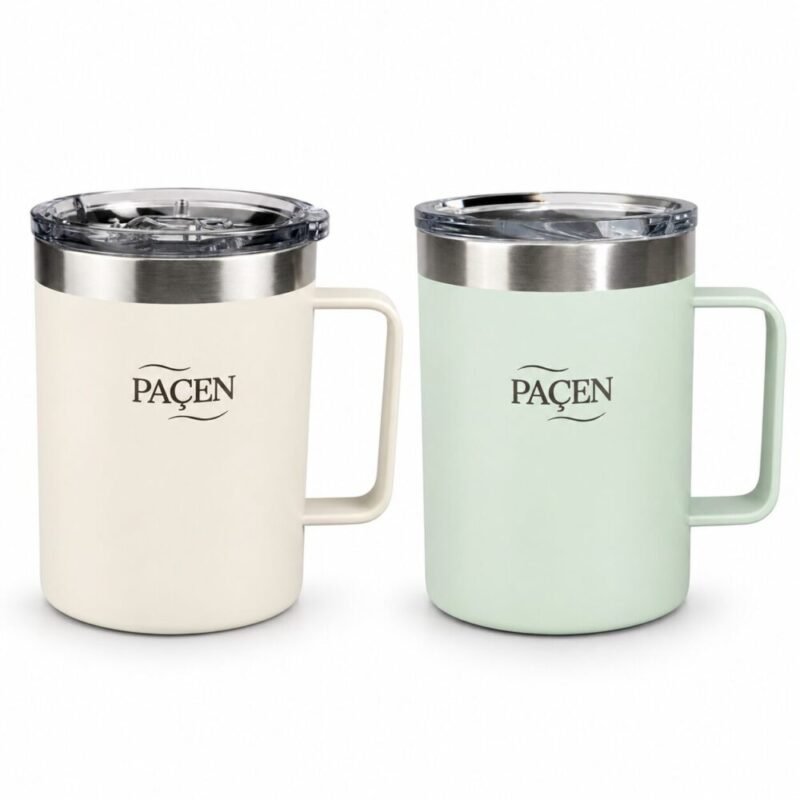 "PACEN" Stainless Steel Insulated Travel Mug 350 ml - كوب حراري ستانلس ستيل