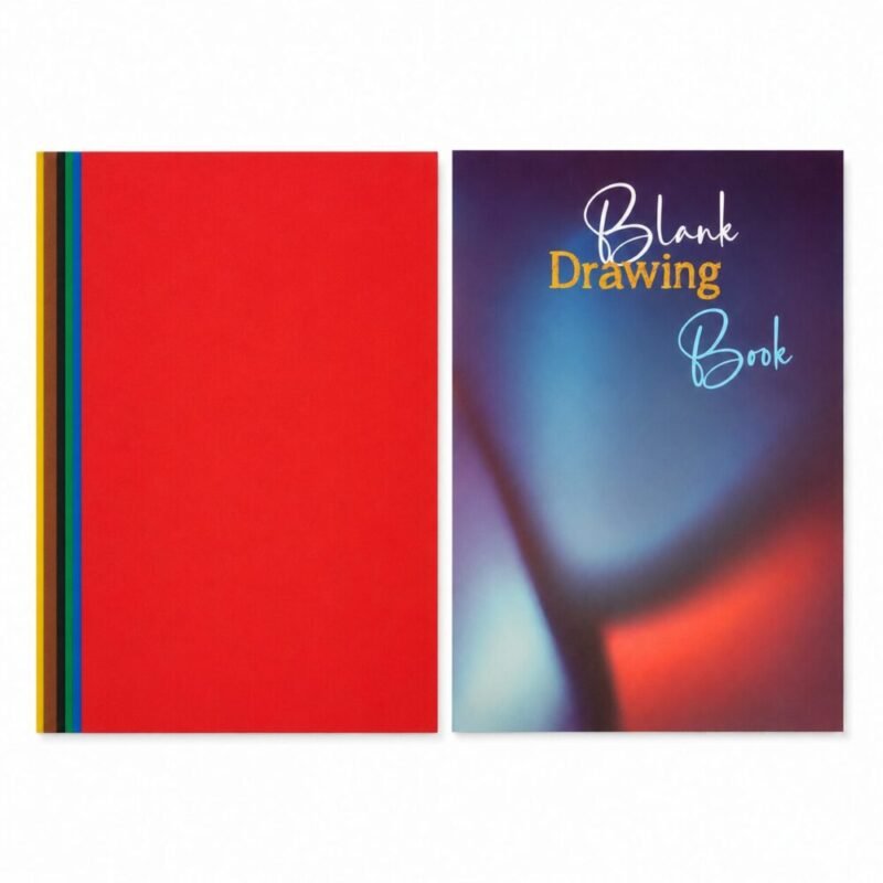 Blank Drawing Carton Book 14 colored sheets  230g  29*20.5cm - دفتر من الكرتون الملون
