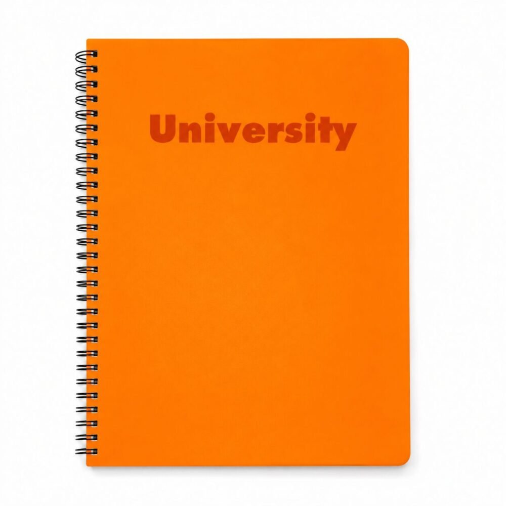"University" Spiral Notebook 21.5*26.5cm /192 sheets /60g - دفتر سلك حساب