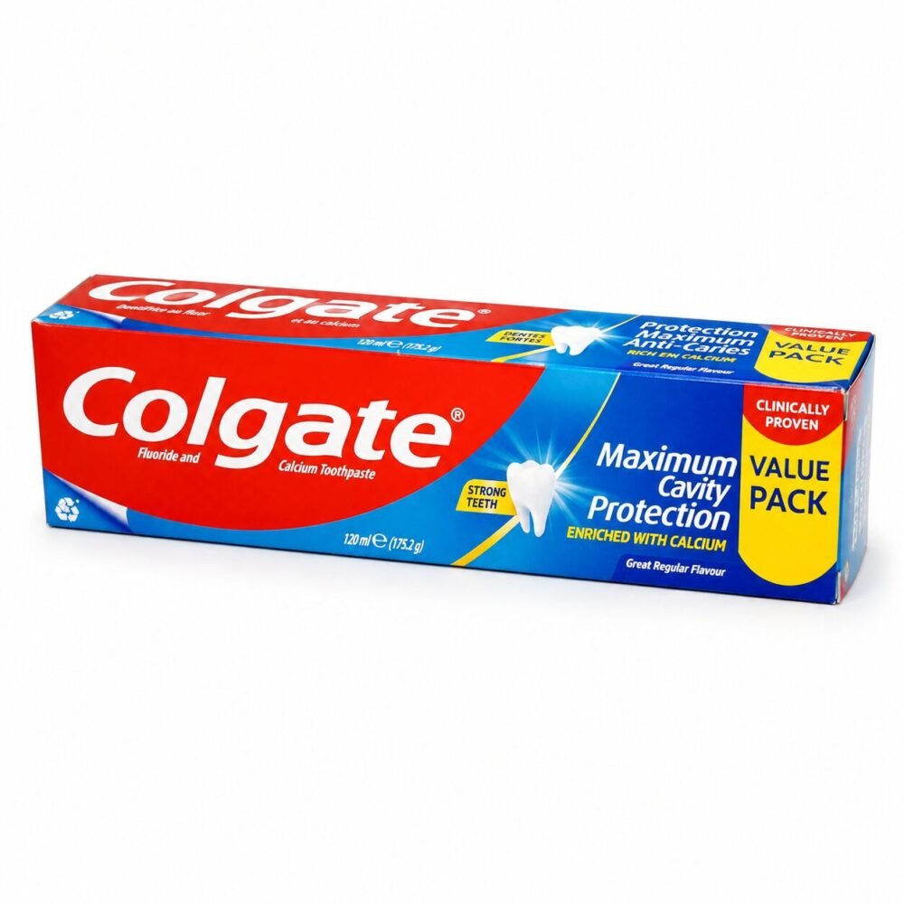 "Colgate" Maximum Cavity Protection 120 ml - كولجيت حماية من التسوس غني بالكالسيوم