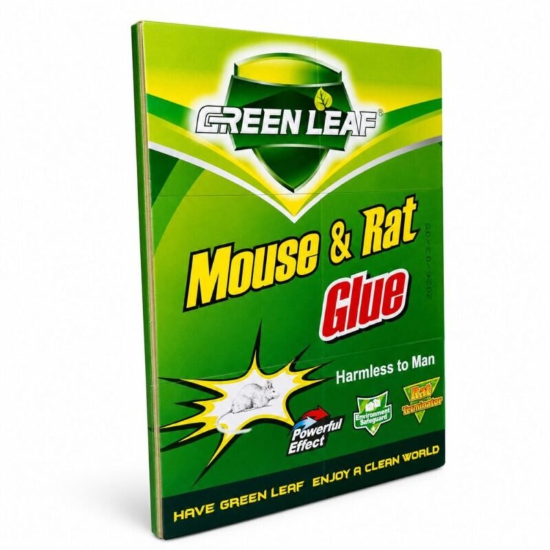 "GREEN LEAF" Mouse and Rat Glue 22.5*17 cm - مصيدة لاصقة للفئران والجرذان