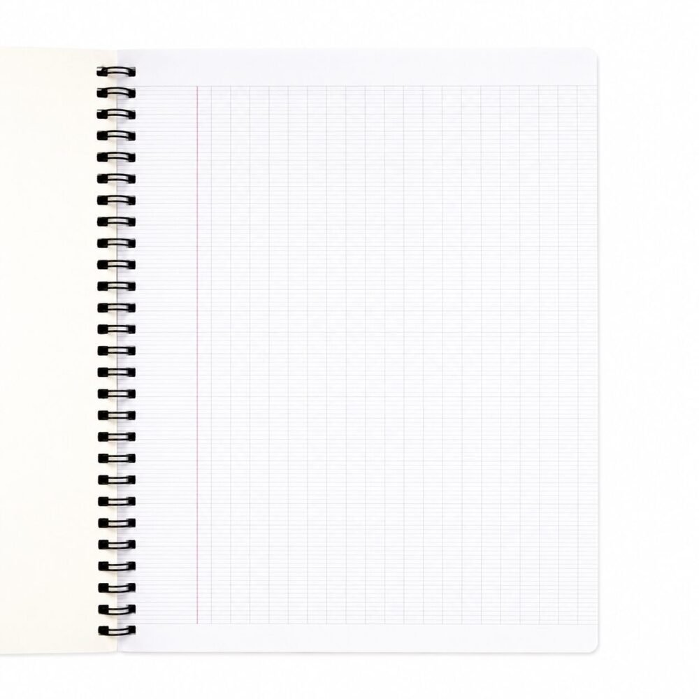 "University" Spiral Notebook 21.5*27cm /144 sheets /60g - دفتر سلك حساب