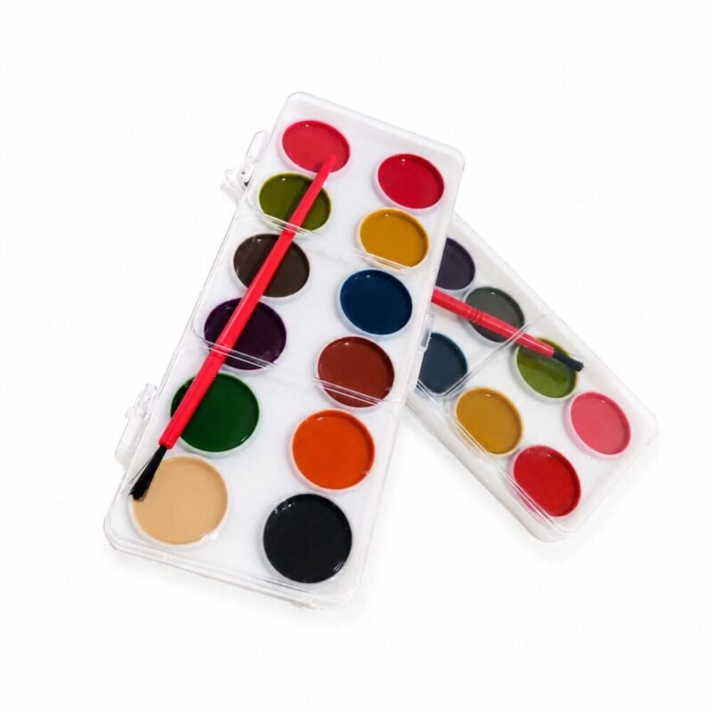 file_00000000584881f4bb7759370fa39513 WaterColor Paint - ألوان مائية مع فرشاة
