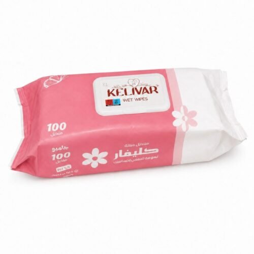 "KELIVAR" Wet Wipes 100 pcs - كليفار مناديل جامبو مبللة نعومة تلامس إحساسك