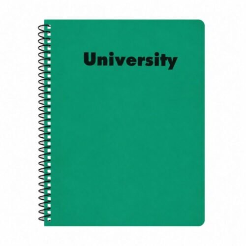 "University" Spiral Notebook 21.5*26.5cm /192 sheets /60g - دفتر سلك حساب