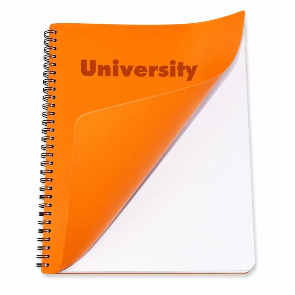 "University" Spiral Notebook 21.5*26.5cm /192 sheets /60g - دفتر سلك حساب