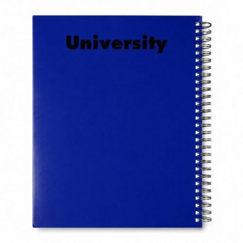 "University" Spiral Notebook 21.5*26.5cm /192 sheets /60g - دفتر سلك عربي