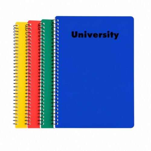 "University" Spiral Notebook 21.5*27cm /144 sheets /60g - دفتر سلك حساب