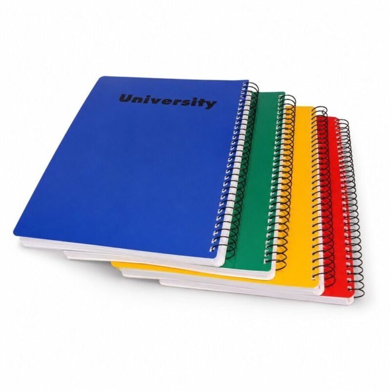 file_0000000074a481f786c6f5a26fb1b4d7 "University" Spiral Notebook 21.5*26.5cm /192 sheets /60g - دفتر سلك عربي