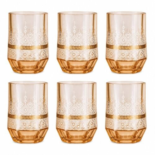 "Kuchen" Drinking Glass  6pcs - أكواب زجاجية