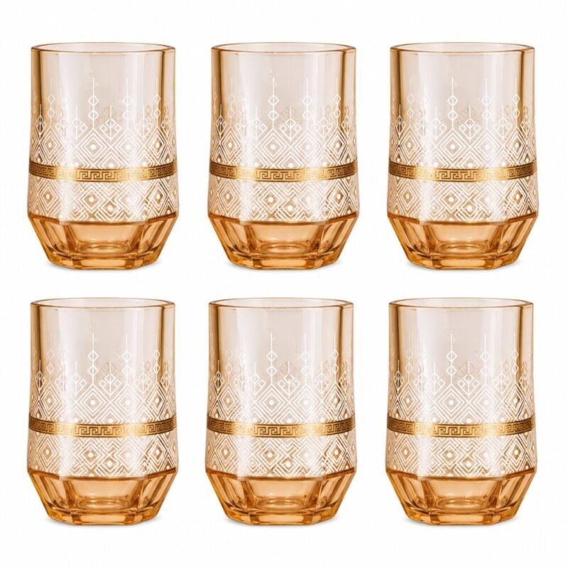 "Kuchen" Drinking Glass  6pcs - أكواب زجاجية
