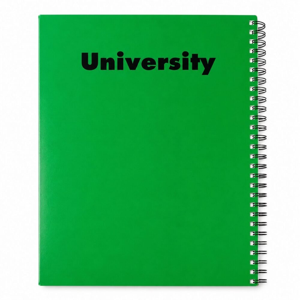 "University" Spiral Notebook 21.5*26.5cm /192 sheets /60g - دفتر سلك عربي