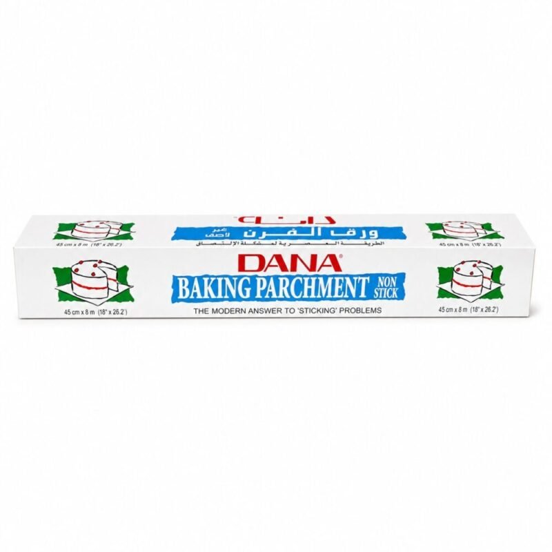 file_00000000920c820a809b96460520f8bf "DANA" Baking Parchment Non Stick 8m*45cm - دانه رول ورق الفرن لمشكلة الإلتصاق