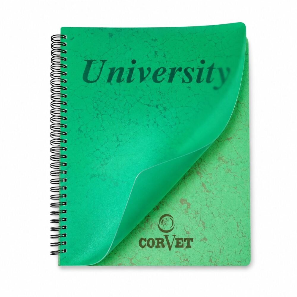 "CORVET University" Spiral Notebook 21*27cm /144 sheets /60g - دفتر سلك حساب