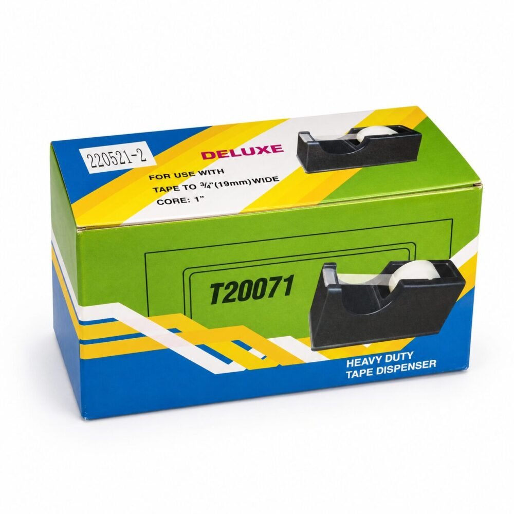 "DELUXE" T20071 Tape Dispenser 15cm - حامل شريط لاصق مكتبي