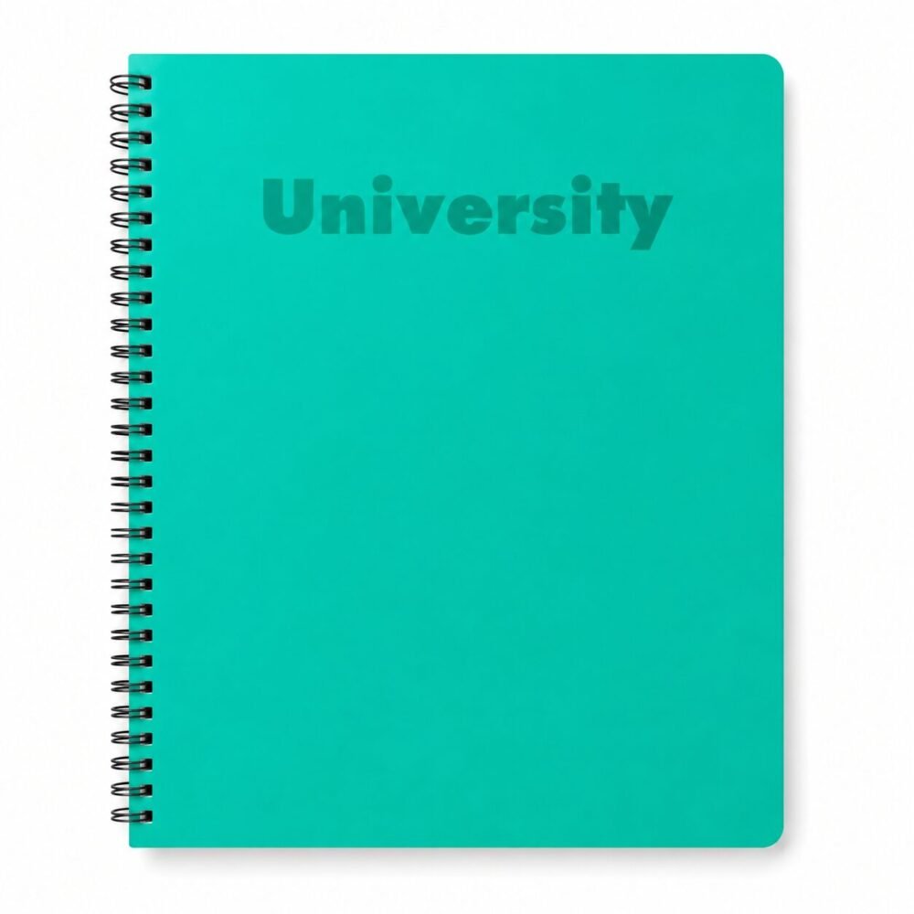 "University" Spiral Notebook 21.5*26.5cm /192 sheets /60g - دفتر سلك حساب