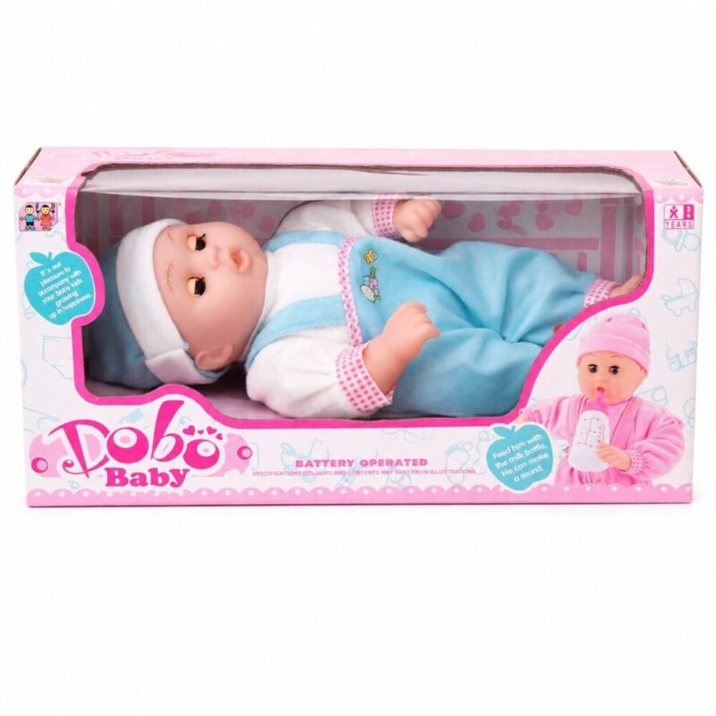 file_00000000984471f4b8e8e54a7d144932 "Dobo Baby" Baby Care Doll 35 cm (Ages 3+) - دمية طفل