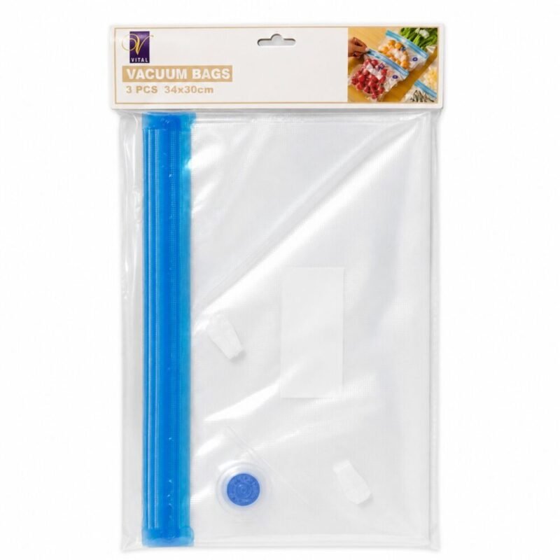 "VITAL" Vacuum Bags  34*30cm 3 pcs - أكياس تفريز فاكيوم