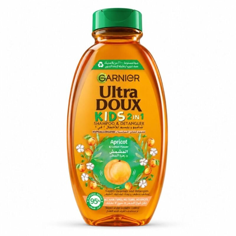 "GARNIER" Ultra Doux Hypoallergenic Shampoo and Conditioner for Children's 400 ml -  شامبو وبلسم للأطفال