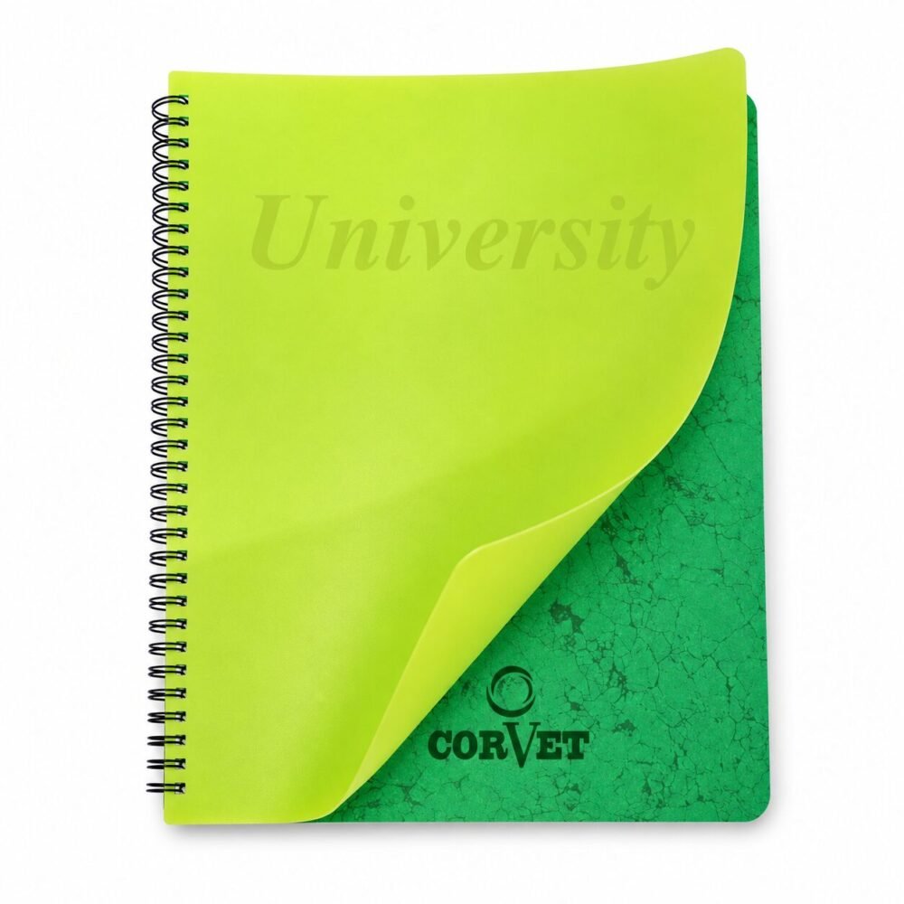 "CORVET University" Spiral Notebook 21*27cm /144 sheets /60g - دفتر سلك حساب