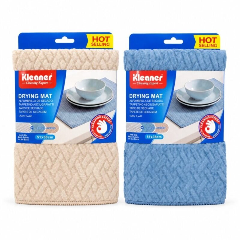 "Kleaner" Dish Drying Mat 51*38 cm - قماش مايكروفايبر لتجفيف الصحون