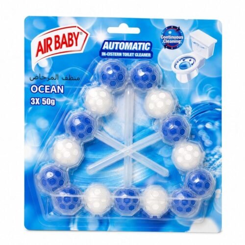 "AIR BABY" Automatic In-Cistern Toilet Cleaner 50g * 3pcs - كرات تنظيف المرحاض