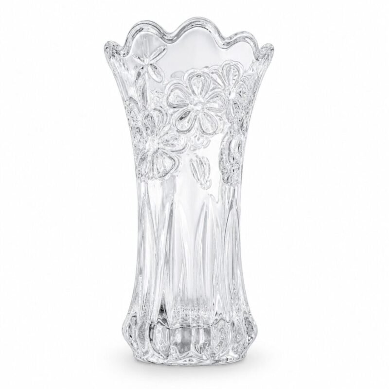 Glass Vase 19.5 cm - مزهرية زجاجية