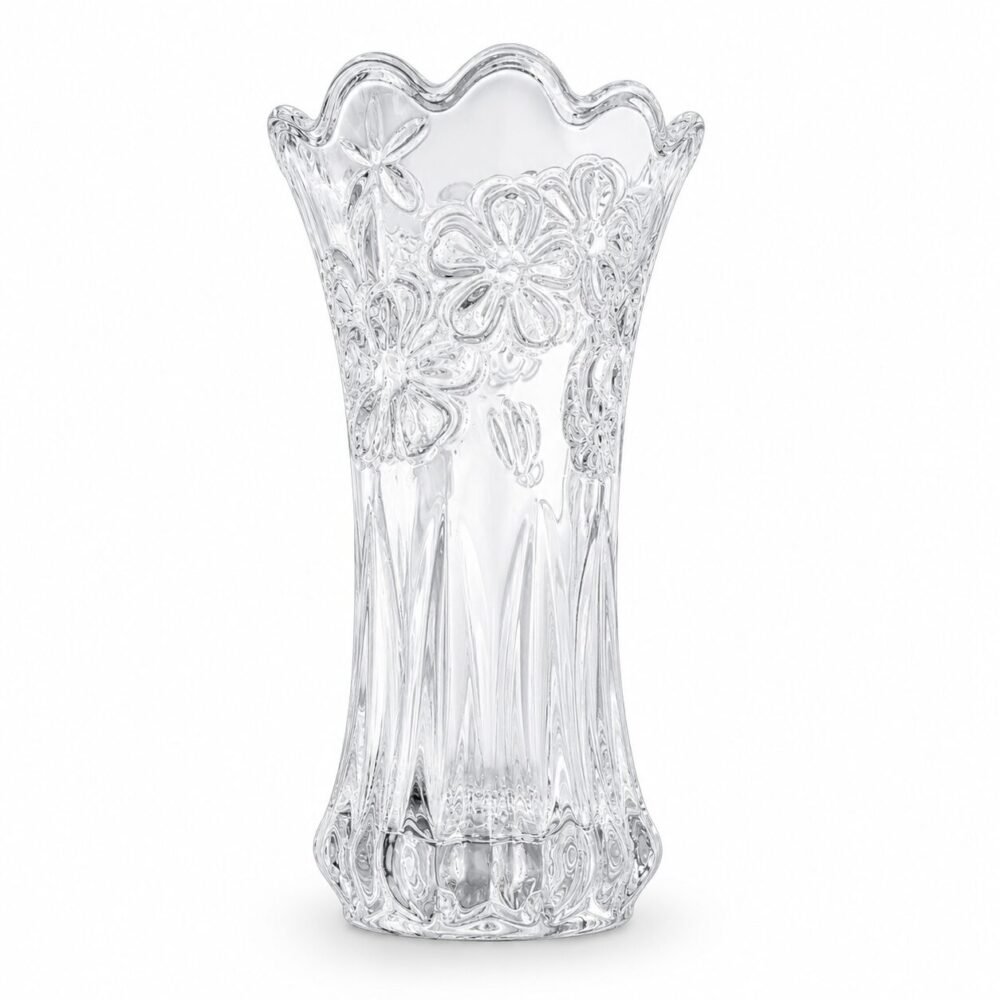 Glass Vase 19.5 cm - مزهرية زجاجية