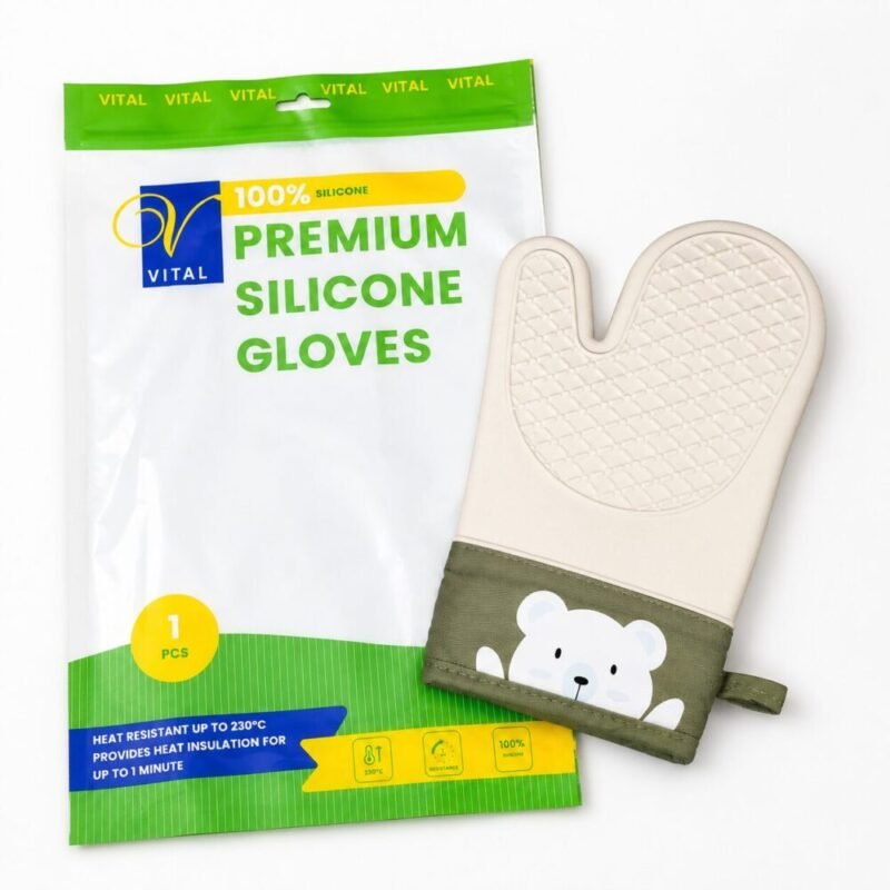 file_00000000bb6082468df7b1b05d0be5ad "VITAL" Premium Silicone Gloves - قفاز فرن سيليكون