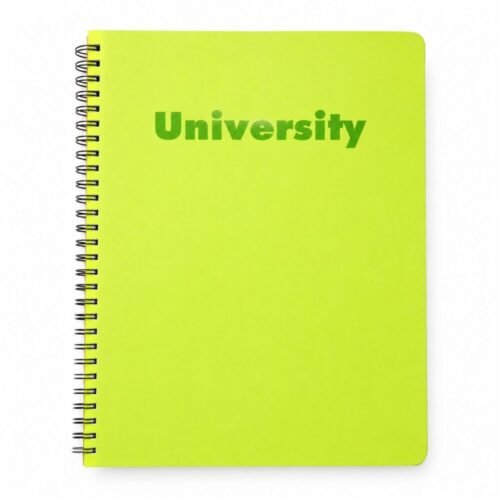 "University" Spiral Notebook 21.5*26.5cm /192 sheets /60g - دفتر سلك حساب