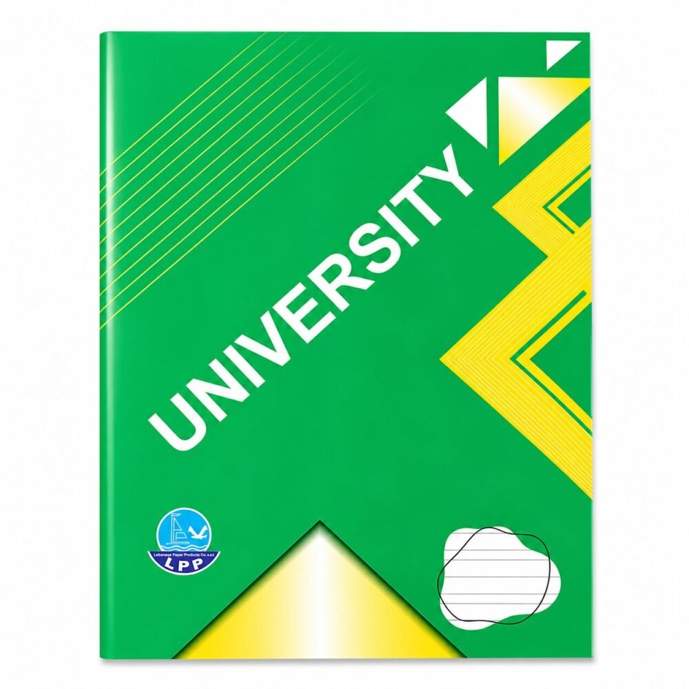 "University" Notebook 20*28cm /48 sheets /60g - دفتر فرنسي
