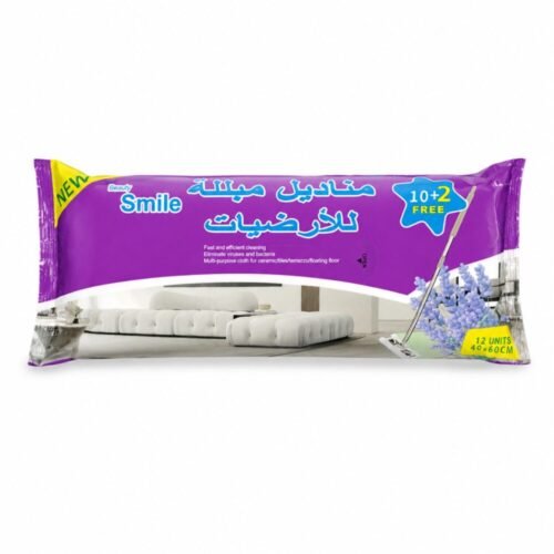 "BEAUTY SMILE" Floor Cleaning Wipes 40*60cm 12 pcs - مناديل مبللة لتنظيف الأرضيات