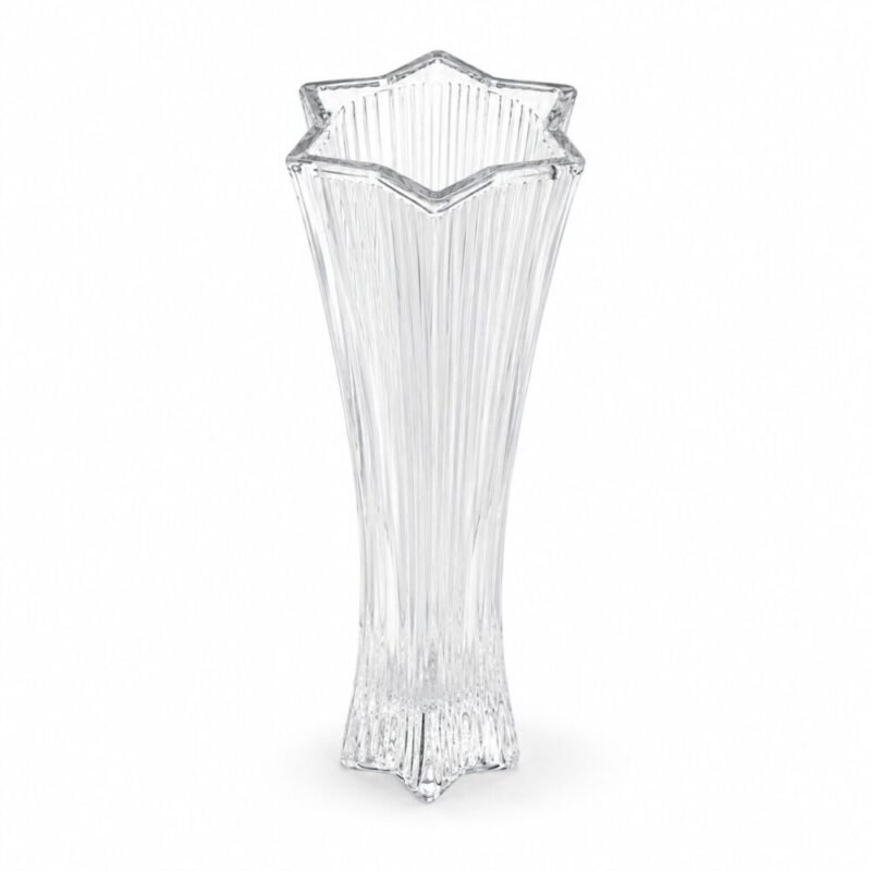 Glass Vase 18.5 cm - مزهرية زجاجية