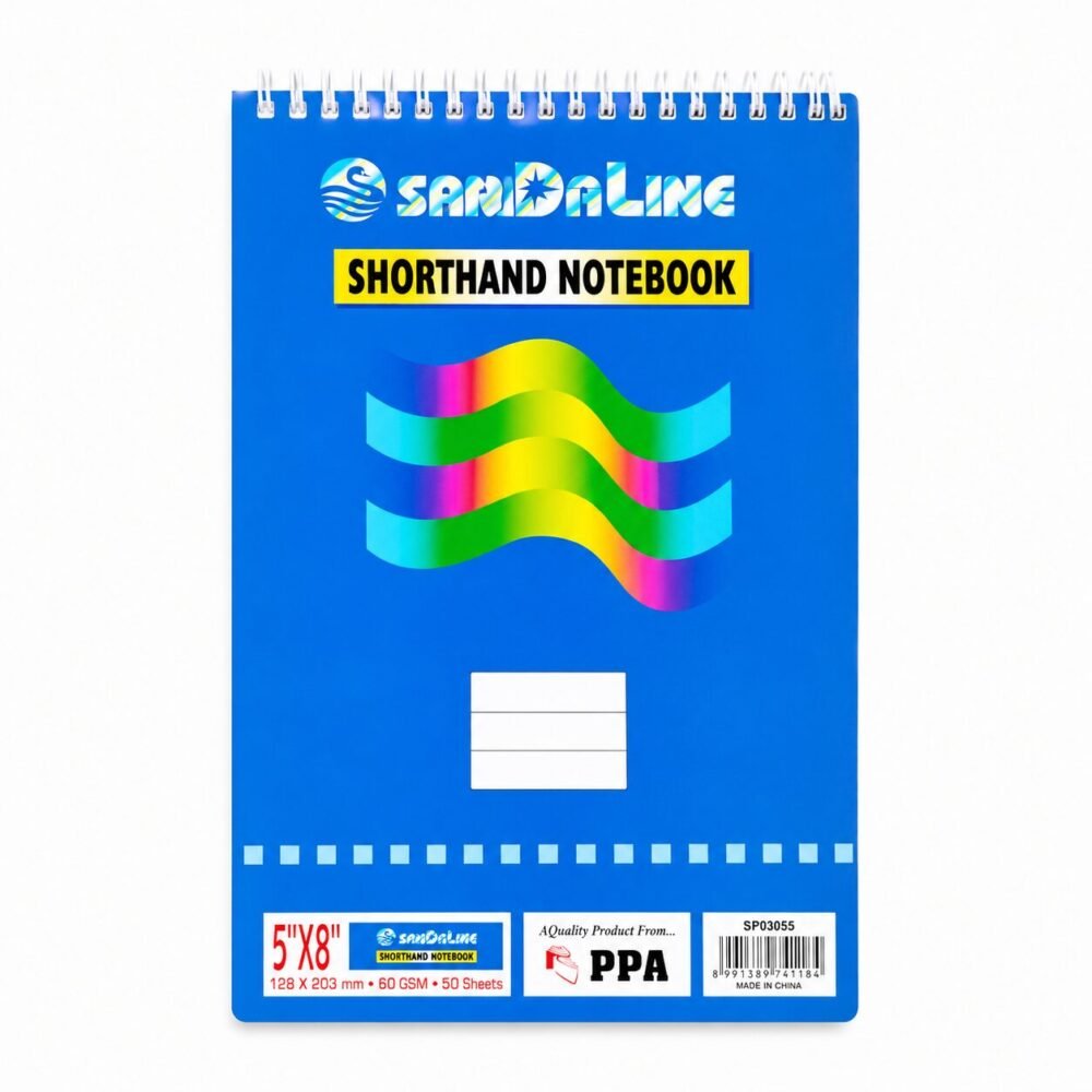 "SWANG LINE" Shorthand Notebook 128*203 mm  60GSM  50 Sheets - دفتر ملاحظات عربي