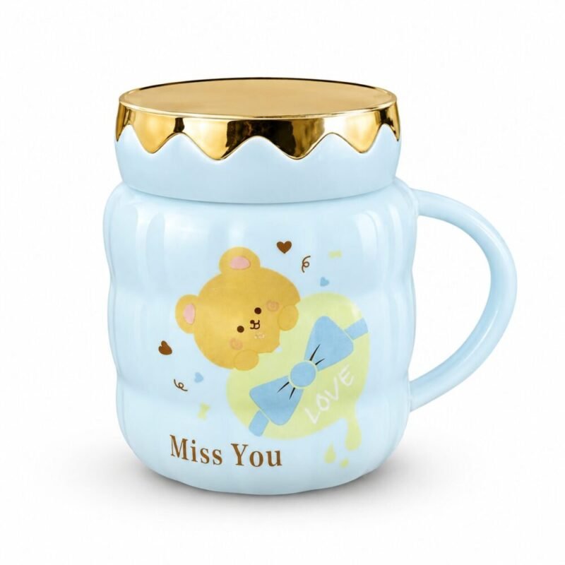 Cute Mirror Mug - كوب زجاجي لطيف بمرآة علوية