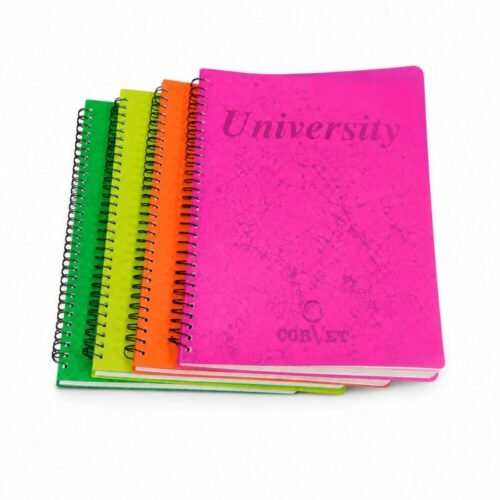 "CORVET University" Spiral Notebook 21*27cm /144 sheets /60g - دفتر سلك حساب
