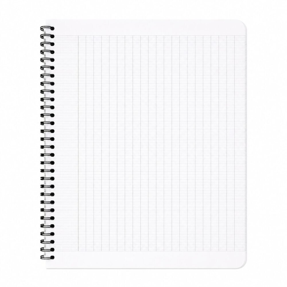 "University" Spiral Notebook 21.5*26.5cm /192 sheets /60g - دفتر سلك حساب