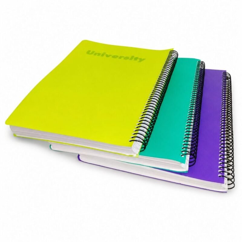 "University" Spiral Notebook 21*26.5cm /192 sheets /60g - دفتر سلك عربي