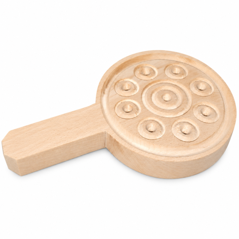 Wooden Ka'ak al-Khamis Mold 13.3*23*2.2 cm -  قالب كعك الخميس الخشبي