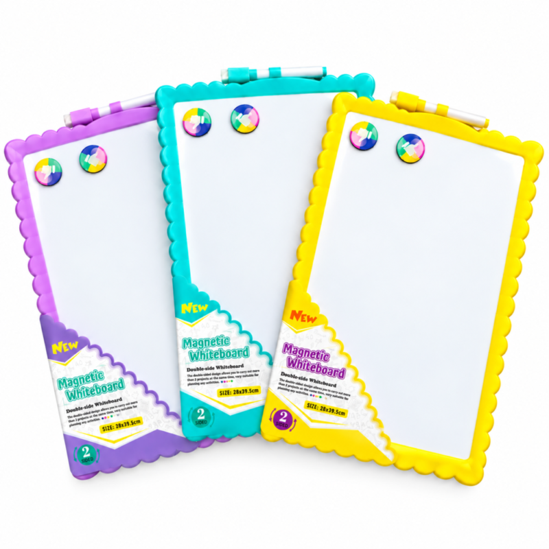 Magnetic Whiteboard  2 Sided  28*39.5 cm - لوح أبيض مغناطيسي مزدوج الوجه