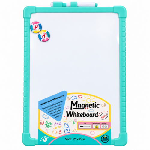 Magnetic Whiteboard  2 Sided  25*35 cm - لوح أبيض مغناطيسي مزدوج الوجه