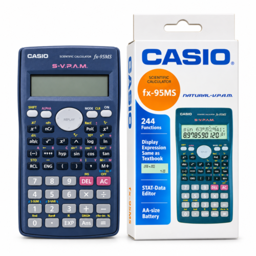 "CASIO" FX-95MS Scientific Calculator 244 Functions - آلة حاسبة علمية