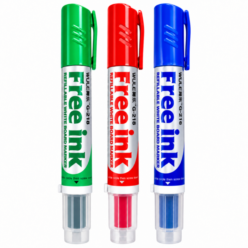 "Free ink" Refillable Whiteboard Marker - قلم الوايت بورد قابل لإعادة التعبئة
