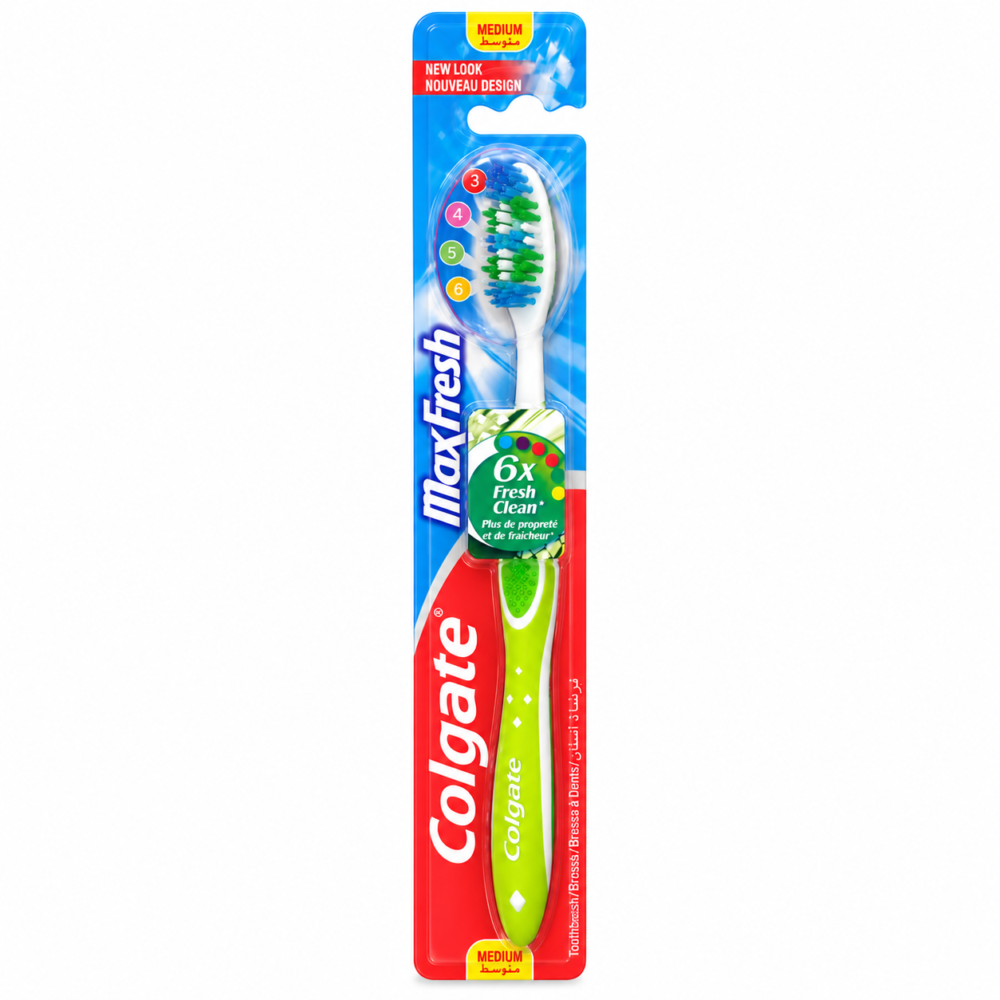 "Colgate" Toothbrush Medium Max Fresh - فرشاة أسنان