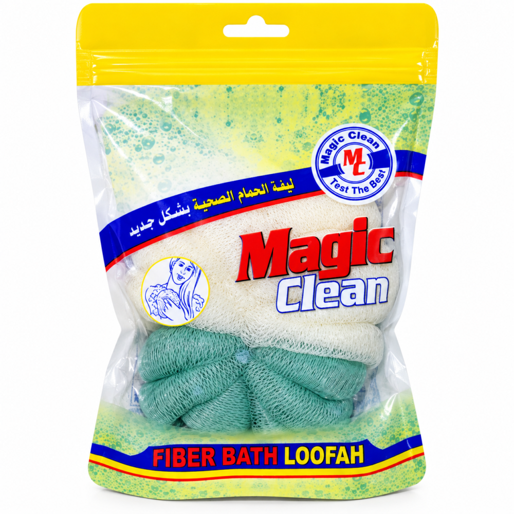 "Magic Clean" Fiber Bath Loofah - ليفة الحمام الصحيّة